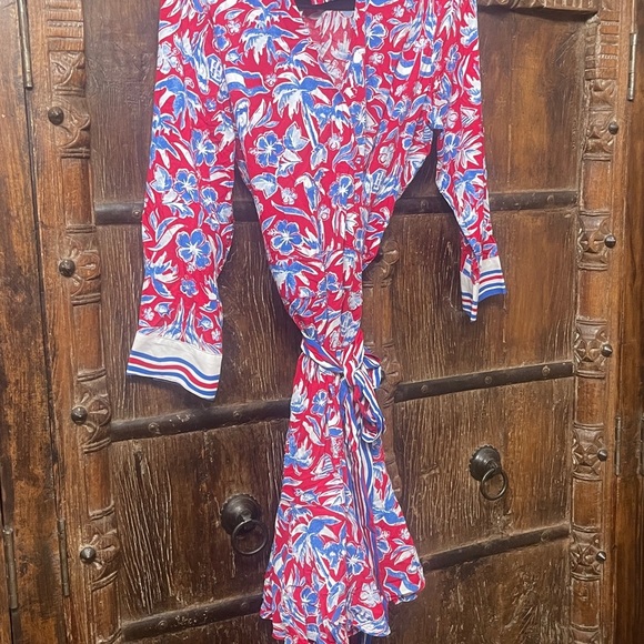 Tommy Hilfiger Wrap Dress, Red and Blue
Tropical Floral Long Sleeve Dress 14 - Picture 4 of 8